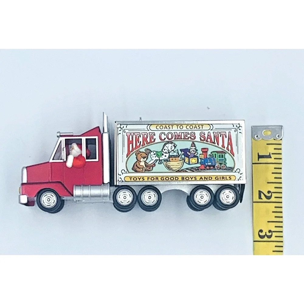 2003 (25th) Santa's Big Rig Here Comes Santa Ornament‎ Hallmark Keepsake New
